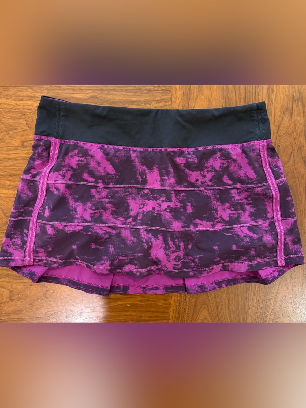 Lululemon Pace Rival Skort Breezie Regal Plum Black Size 8